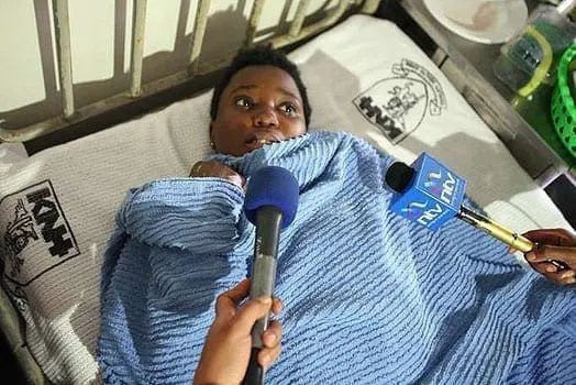 SONKO WALKS INTO KNH WITH BUNDLES OF CASH TO CLEAR BILLS 3 Mary Kibwana Kamangu at the Kenyatta National Hospital in Nairobi on May 30, 2016.