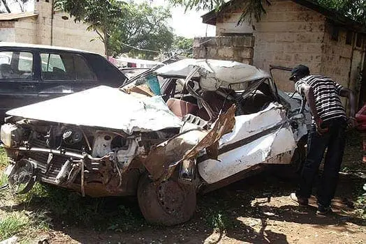 City family still recovering after drunk driver killed all their kids 3 The wreckage of the family's car.