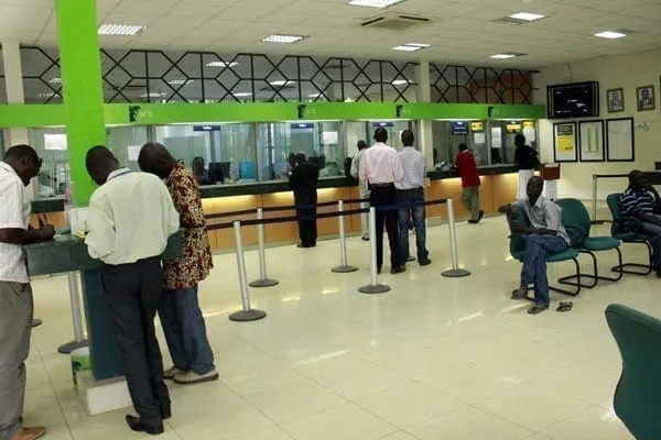 A Kenya Commercial Bank hall in Juba, South Sudan.
