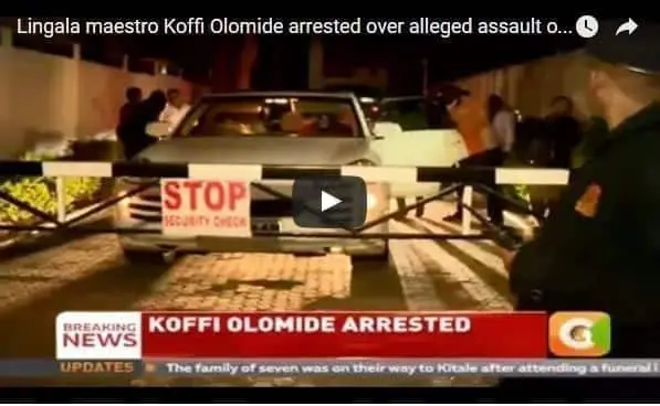 VIDEO: How Koffi Olomide Was Arrested Outside Citizen TV Studios 1 Koffi Olomide