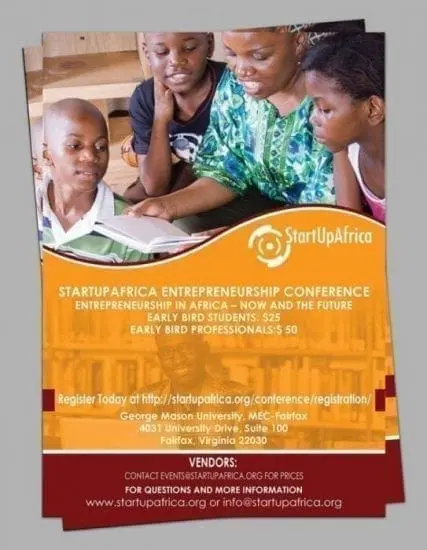 STARTUP AFRICA ENTREPRENEUR CONFERENCE IN FAIRFAX VA