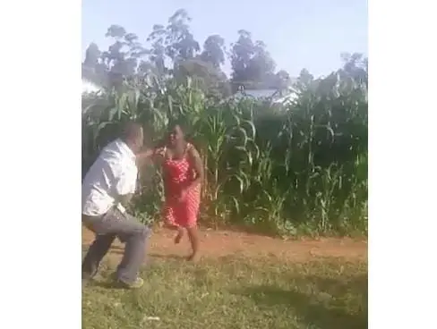 Disturbing video of a Kenyan woman beating a man goes viral