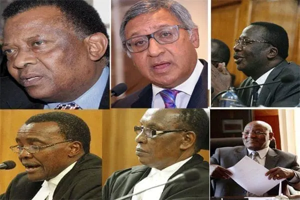 Judicial Service Commission has on July 12, 2016 shortlisted Justices Nzamba Kitonga, Alnashir Visram, Smokin Wanjala, David Maraga, Roselyne N. Nambuye and Mbogholi Msagha for Chief Justice position interviews. PHOTO | FILE | NATION MEDIA GROUP