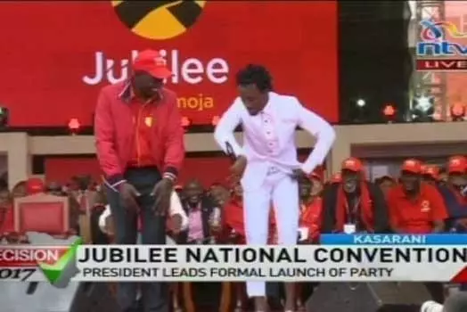 Bahati Sits in Uhuru's Seat, Twitter Reacts