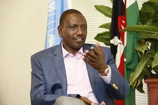 DP William Ruto gestures during a past interview. PHOTO | DPPS