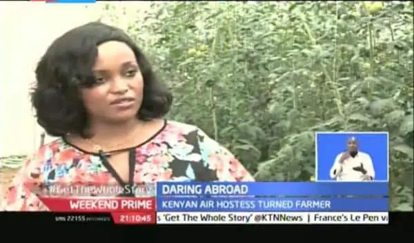 Daring Abroad-Kenyan Air hostess who quit to do farming in Ghana