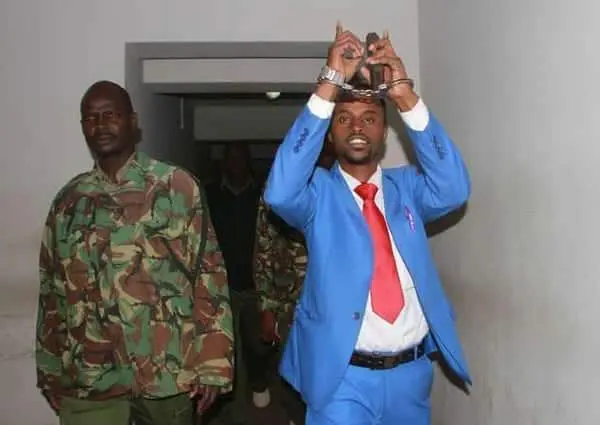 Muktar Edow walks out of a Nairobi court on September 30, 2016 after being sentenced to 80 years in prison. PHOTO | PAUL WAWERU | NATION MEDIA GROUP