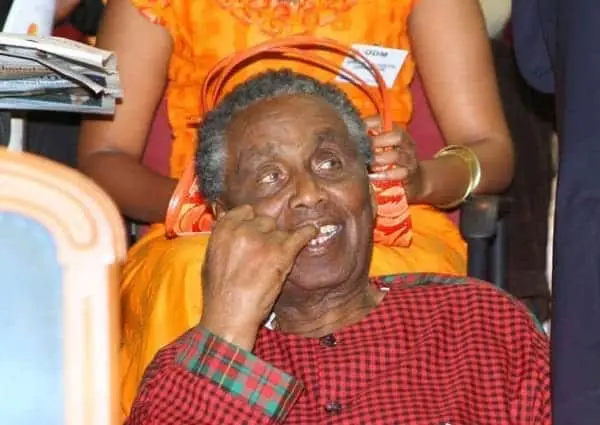 William Ole Ntimama during the ODM national delegates conference at Kasarani Stadium on January 9, 2007. He considered his tenure as Minister for Local Government the most illustrious. PHOTO | MARTIN MUKANGU | NATION MEDIA GROUP