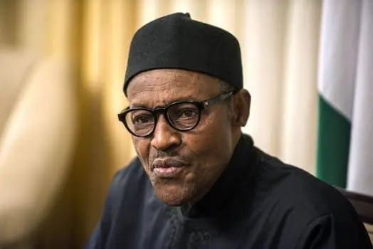 Nigerian president Muhammadu Buhari.