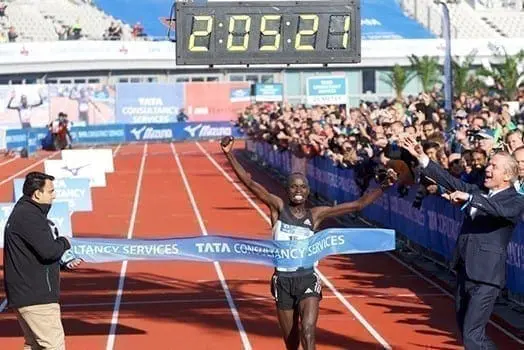 Kenya took first eight positions in Amsterdam Marathon and Facebook can’t cope 1 Daniel Wanjiru won the 41st TCS Amsterdam Marathon in 2:05.21, setting a new course record. PHOTO | COURTESY