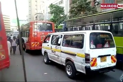 Daylight robbery A screen-shot of the video. PHOTO | COURTESY