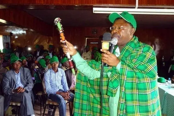 Cord shaken by Wetang’ula’s ‘careless’ statement on Raila 1 Cord co-principal Moses Wetang'ula addressing Narok county Ford Kenya delegates on October 2, 2016 after addressing a meeting at the seasons hotel. PHOTO | GEORGE SAYAGIE | NATION MEDIA GROUP