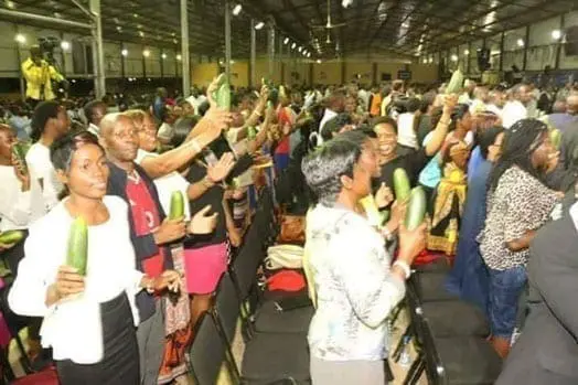 Member of the Prophetic Healing and Deliverance ministries Prophet sells ‘anointed’ cucumbers to his followers