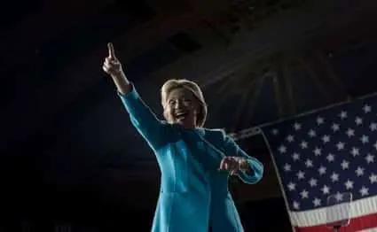 Democratic Party Presidential candidate Hillary Clinton