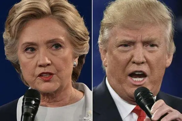 Hillary Clinton and Trump Hillary Clinton and Donald Trump.