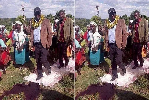 Emurua Dikirr MP Johanna Ng’eno Emurua Dikirr MP Johanna Ng’eno stepping on the “red carpet” laid by women in his constituency. PHOTO | COURTESY