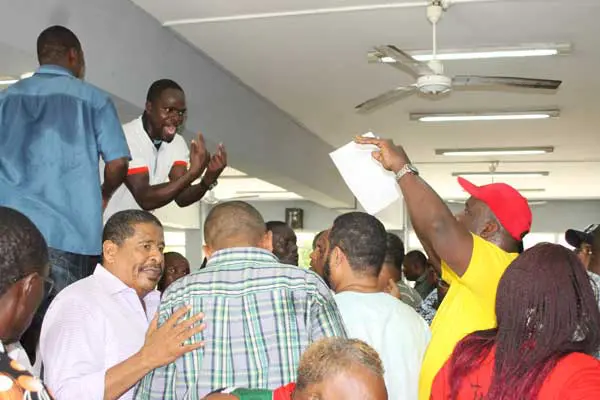 Jubilee Party supporters Chaos mark Jubilee Party elections of interim officials in the Coast