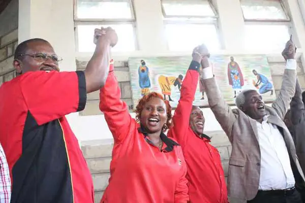 Igembe North MP Joseph M'Eruaki (left), Meru