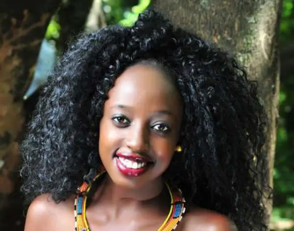 former Miss World (Nyamira) Mercy Mokeira. Mercy Mokeira