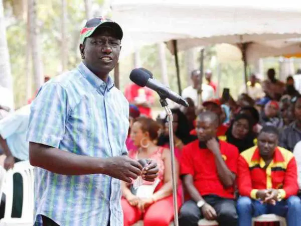 Ruto roasts Opposition at start of Coast tour, says it is time : Deputy President William Ruto addresses Jubilee delegates during their meeting in Watamu, KIlifi county, February 3, 2017. /DPPS