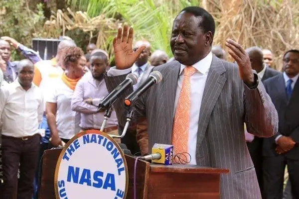 ODM leader Raila Odinga