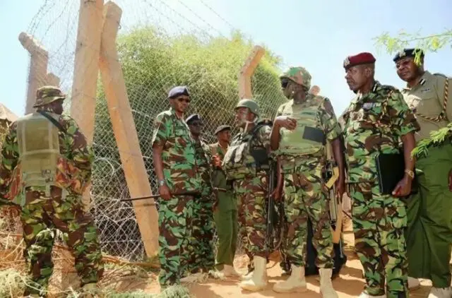 Photos of the wall Kenya is building along its border with Somalia
