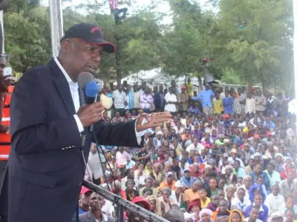 I could back DP Ruto in 2022, says Gideon Moi 1 Baringo senator Gideon Moi addressing Lesirwo residents at Lesirwo Secondary School in Kipkelion West on Sunday.Photo/Sonu Tanu