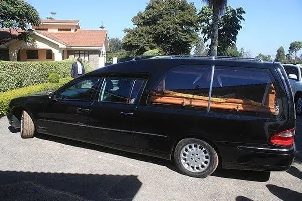 Mr Gachagua's body arrives at his Hinga home in