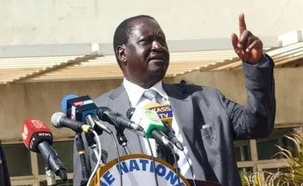 ODM leader Raila Odinga ODM leader Raila Odinga
