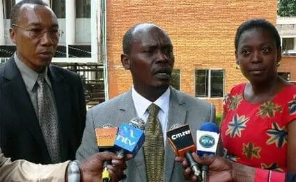 Uhuru, Raila allies kicked out in Jubilee, ODM polls 3 Kiambu Governor William Kabogo (centre) and the county's Woman Representative Anna Nyokabi Gatheca.