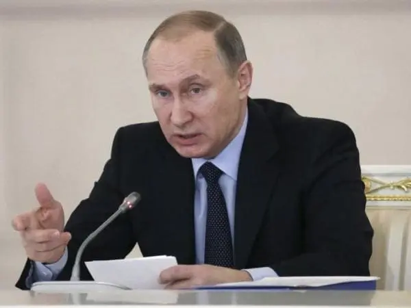 In letter to Uhuru, Putin praises African leaders for peace: Russian President Vladimir Putin during a past meeting at the Kremlin in Moscow, Russia. /FILE