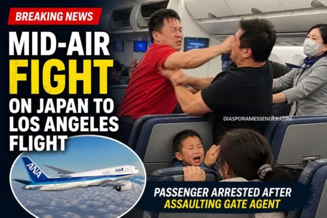 Caught on video: Fist fight breaks out on U.S. bound flight 1 Caught on video: Fist fight breaks out on U.S. bound flight