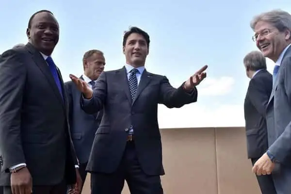 G7 member states to cooperate with Africa is solving woes 1 Kenya's President Uhuru Kenyatta at G7 summit in Taormina, Sicily