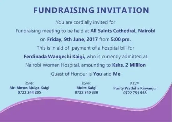 Financial Appeal: Mother of Catherine Kabira in ICU