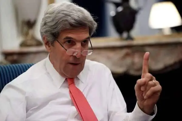 Publish result forms, Carter Centre and NDI tell IEBC 1 John Kerry, the United States' Secretary of State, in Paris, France on January 15, 2017. PHOTO | ALEX BRANDON | AFP