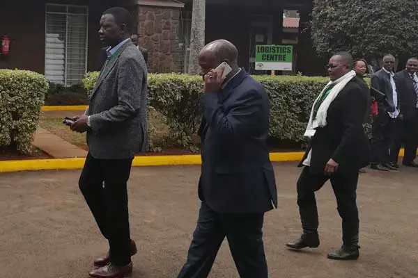 From left: President Uhuru Kenyatta chief agent