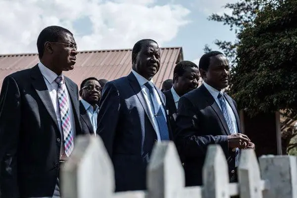 National Super Alliance leader Raila Odinga