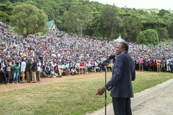 Uhuru: I will not tire of preaching love 1 President Uhuru Kenyatta
