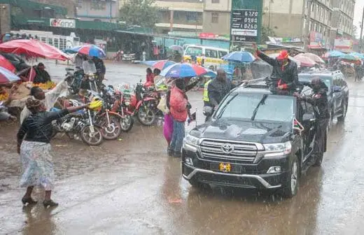 President Uhuru Kenyatta in Nyahururu
