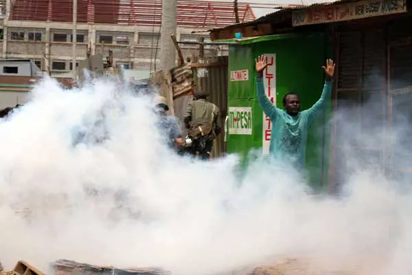 The story of the Man Caught on Camera Being Roughed Up by IEBC Protesters