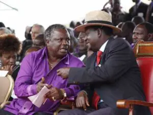 Shelve oath plan, embrace dialogue with Uhuru, Atwoli tells Raila 1 Raila and Atwoli