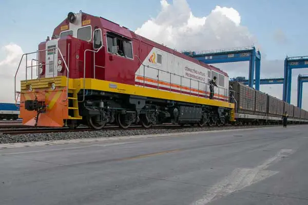 First SGR Cargo Train Arrives in Nairobi Today