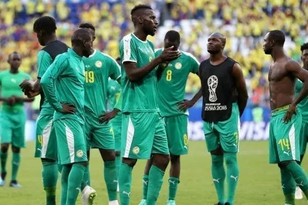 Africa's 'step back' in worst World Cup since 1982 1 Senegal players react a the end of their Russia 2018 World Cup Group H match against Colombia at the Samara Arena in Samara on June 28, 2018. PHOTO | GETTY IMAGES |