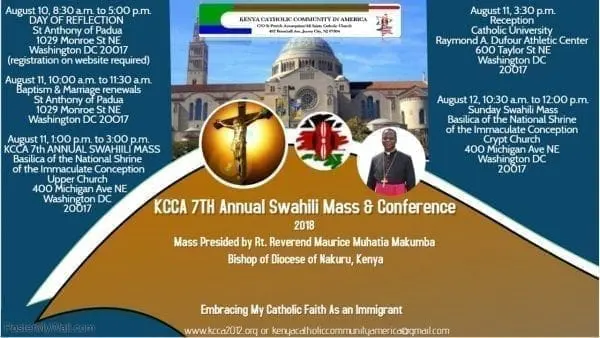 Kenya Catholic Community of America Annual Swahili Mass & Conference