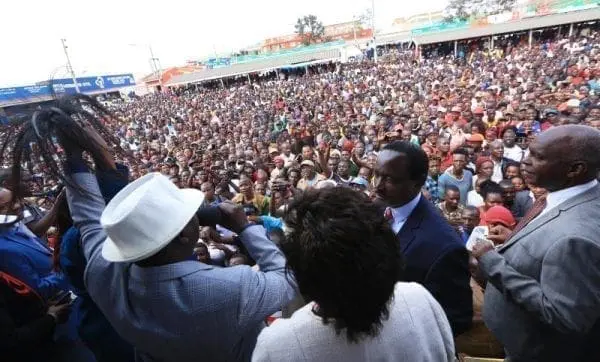 Not Any More, Kalonzo Musyoka Swears In Raila's Presence
