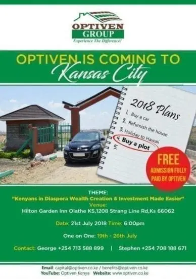 Optiven Gala Dinner At Kansas City- All Are Welcome!!!
