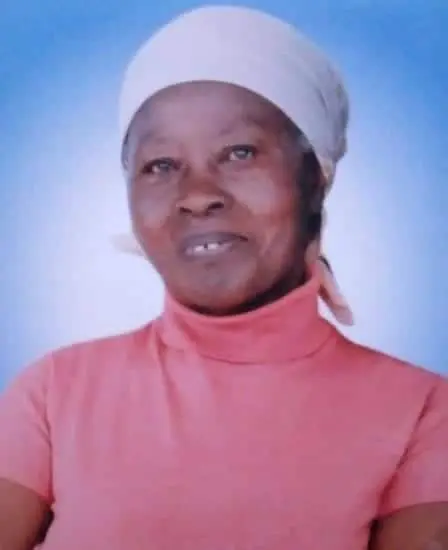 Death Announcement For Virginia Wanjiru, mother of Joyce Thendeu of California