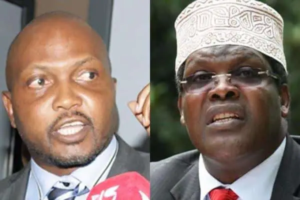 Miguna, Moses Kuria Tear At Each Other Over Sharon Otieno’s Murder