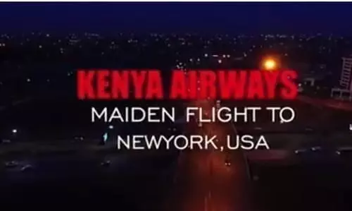 VIDEO: KQ Maiden Flight to NY Opens up Global Business Opportunities