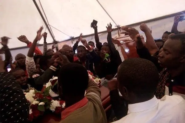 Chaos as Rongo varsity students disrupt Sharon's burial - VIDEO